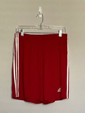 Adidas Men’s Red Basketball Shorts Size Large